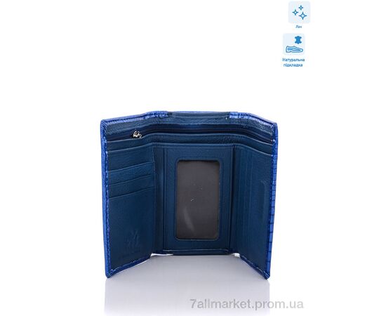 Фотография Кошелек женский AE711-H09 blue 8*13*2 см, "GLAMORTA" недорого оптом от прямого поставщика, изображение 2