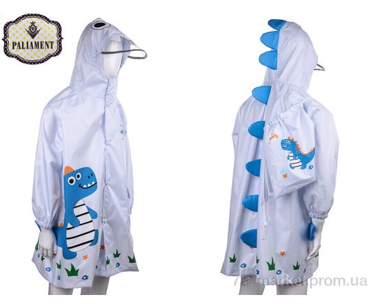Фотография Дождевик для детей Весна/осень SY1182-1 (5 шт. р.сетка S-2XL) "PALIAMENT" недорого оптом от прямого поставщика, изображение 3
