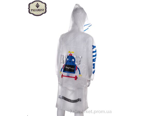 Фотография Дождевик для детей Весна/осень SY1181-4 (5 шт. р.сетка L-4XL) "PALIAMENT" недорого оптом от прямого поставщика, изображение 2