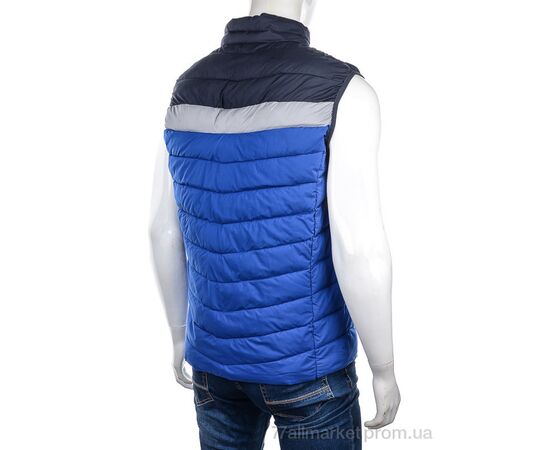 Чоловічий жилет Весна/осінь 88967 navy (5 шт. р.сіткаM-3XL) "M7" недорого оптом від прямого постачальника, зображення 2