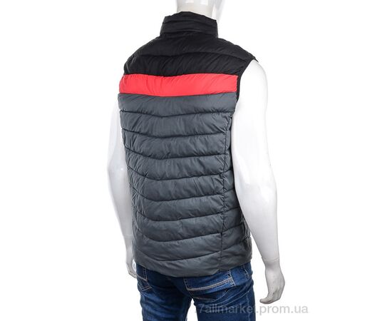 Чоловічий жилет Весна/осінь 88967 black (5 шт. р.сіткаM-3XL) "M7" недорого оптом від прямого постачальника, зображення 2