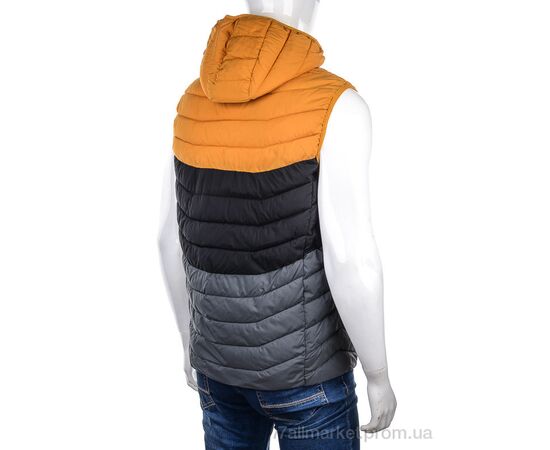 Чоловічий жилет Весна/осінь 88592 yellow (5 шт. р.сіткаM-3XL) "M7" недорого оптом від прямого постачальника, зображення 2
