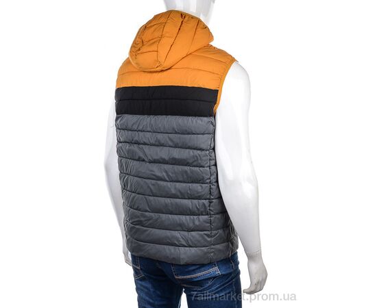 Чоловічий жилет Весна/осінь 88593 yellow (5 шт. р.сіткаM-3XL) "M7" недорого оптом від прямого постачальника, зображення 2
