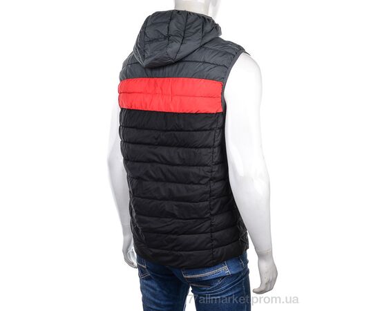 Чоловічий жилет Весна/осінь 88593 grey (5 шт. р.сіткаM-3XL) "M7" недорого оптом від прямого постачальника, зображення 2