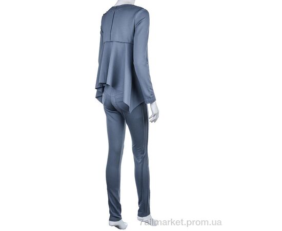 Жіночий костюм Весна/осінь 820 grey (3 шт. р.сітка36-40) "Vande Grouff" недорого оптом від прямого постачальника, зображення 2