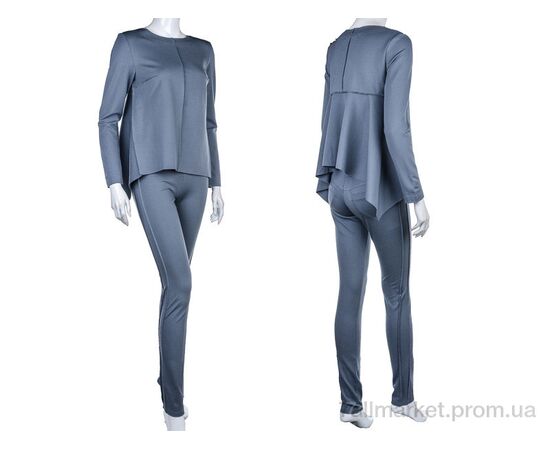 Жіночий костюм Весна/осінь 820 grey (3 шт. р.сітка36-40) "Vande Grouff" недорого оптом від прямого постачальника, зображення 3