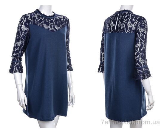 Плаття жіноче Літо 0809 navy (2 шт. р.сітка34-36) "Vande Grouff" недорого оптом від прямого постачальника, зображення 3