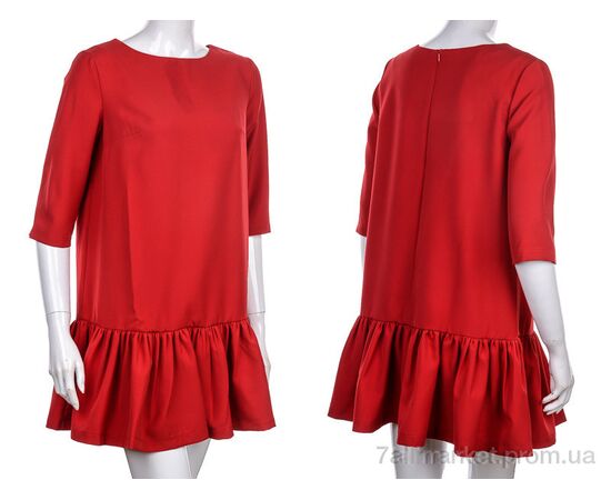 Плаття жіноче Літо 796 red (2 шт. р.сітка34-36) "Vande Grouff" недорого оптом від прямого постачальника, зображення 3