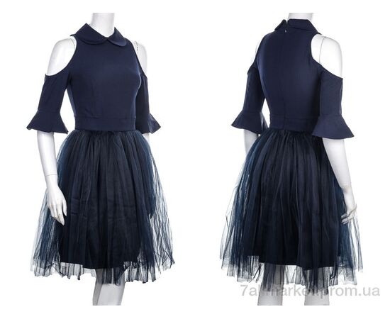 Плаття жіноче Літо 829 navy (3 шт. р.сітка34-38) "Vande Grouff" недорого оптом від прямого постачальника, зображення 3