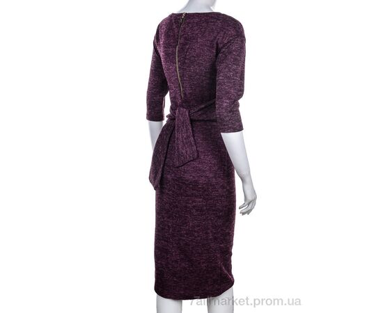 Плаття жіноче Весна/осінь 810 bordo (3 шт. р.сітка34-38) "Vande Grouff" недорого оптом від прямого постачальника, зображення 2