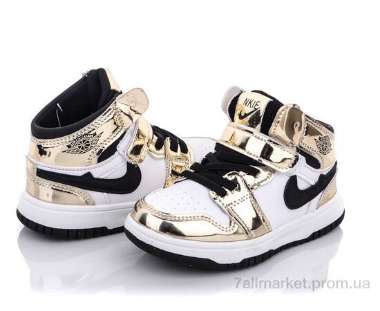 Кросівки дитячі модні Весна/осінь Y81-0330A gold (5 пар р.27-31) "Violeta" недорого оптом від прямого постачальника, зображення 2