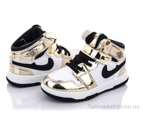 Кросівки дитячі модні Весна/осінь Y80-0330B gold (6 пар р.32-37) "Violeta" недорого оптом від прямого постачальника, зображення 2