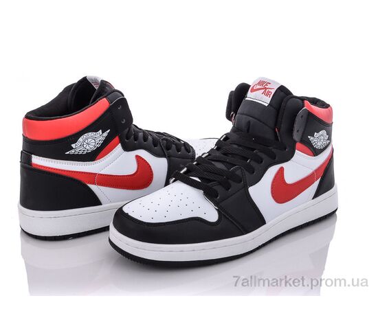 Кросівки чоловічі модні Весна/осінь 21009-4 black-white-red (8 пар р.41-46) "Violeta" недорого оптом від прямого постачальника, зображення 2