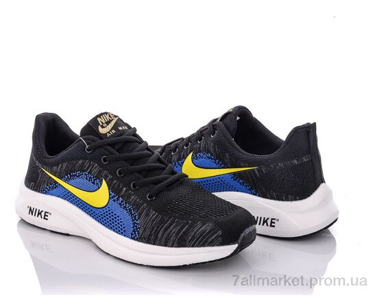 Кросівки чоловічі модні Весна/осінь Z15(1889) black-navy (5 пар р.40-44) "Violeta" недорого оптом від прямого постачальника, зображення 2