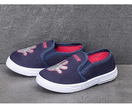 Фотография Слипоны детские без шнурков Весна/осень MS52-1 (6 пар р.26-31) "Red Hat" недорого оптом от прямого поставщика, изображение 2