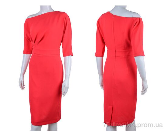 Плаття жіноче Весна/осінь 9946 fuchsia (4 шт. р.сітка36-42) "Gelsomino" недорого оптом від прямого постачальника, зображення 3