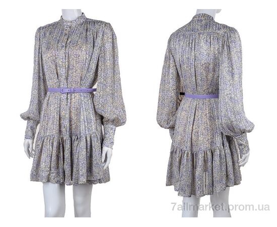 Плаття жіноче Літо 8509 violet (4 шт. р.сітка36-42) "Gelsomino" недорого оптом від прямого постачальника, зображення 3