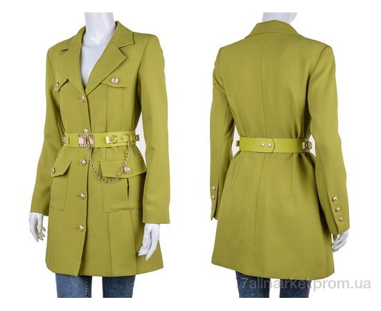 Піджак жіночий Весна/осінь 9386 l.green (4 шт. р.сітка36-42) "Gelsomino" недорого оптом від прямого постачальника, зображення 3