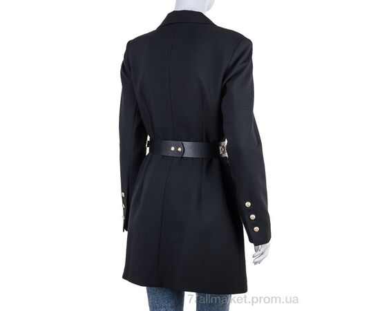 Піджак жіночий Весна/осінь 9386 black (4 шт. р.сітка36-42) "Gelsomino" недорого оптом від прямого постачальника, зображення 2