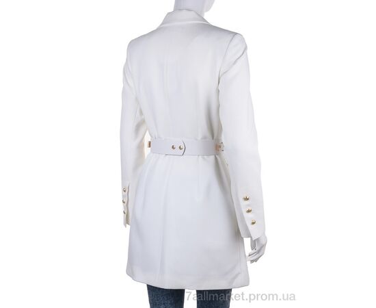 Піджак жіночий Весна/осінь 9386 white (4 шт. р.сітка36-42) "Gelsomino" недорого оптом від прямого постачальника, зображення 2