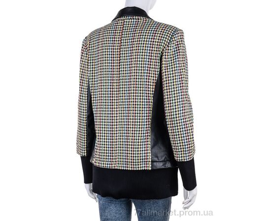 Куртка жіноча Весна/осінь 421261006 black (4 шт. р.сітка36-42) "Gelsomino" недорого оптом від прямого постачальника, зображення 2