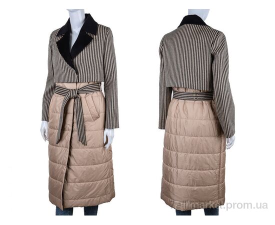 Піджак жіночий Весна/осінь 0233 beige (4 шт. р.сітка36-42) "Gelsomino" недорого оптом від прямого постачальника, зображення 3