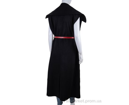 Жилетка жіноча Весна/осінь 6201 black (4 шт. р.сітка1-3) "Gelsomino" недорого оптом від прямого постачальника, зображення 2