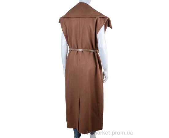 Жилетка жіноча Весна/осінь 6201 brown (4 шт. р.сітка1-3) "Gelsomino" недорого оптом від прямого постачальника, зображення 2