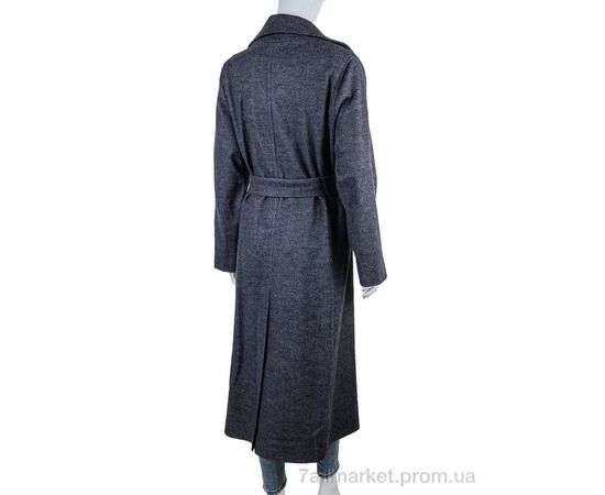 Пальто жіноче Весна/осінь 1201 d.grey (4 шт. р.сітка36-42) "Gelsomino" недорого оптом від прямого постачальника, зображення 2