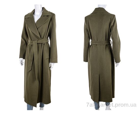 Пальто жіноче Весна/осінь 1090 green (4 шт. р.сітка36-42) "Gelsomino" недорого оптом від прямого постачальника, зображення 3