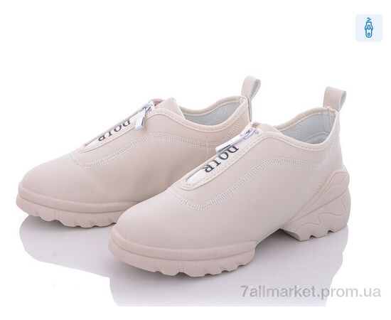 Фотография Кроссовки женские модные Весна/осень 197-111 beige (8 пар р.36-40) "Violeta" недорого оптом от прямого поставщика, изображение 2