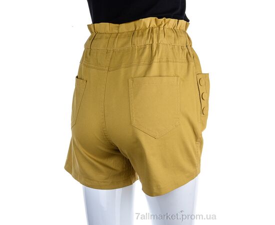 Шорти жіночі Літо 6709-12 yellow (6 шт. р.сітка25-30) "Мир" недорого оптом від прямого постачальника, зображення 3