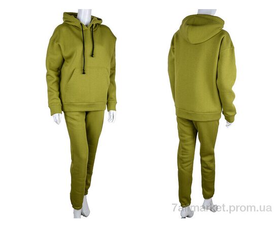 Спортивний костюм жіночий Весна/осінь 3002 l.green (3 шт. р.сіткаS-L) "Ledi-Sharm" недорого оптом від прямого постачальника, зображення 3