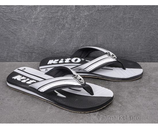 Шльопанці чоловічі пляжні Літо ETGM9275 black (12 пар р.40-43) "Dan Marest" недорого оптом від прямого постачальника, зображення 2