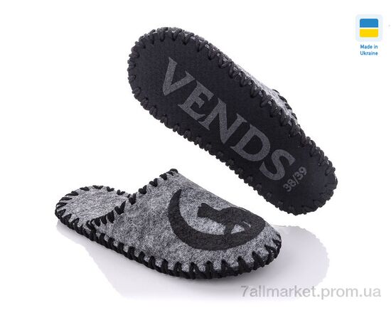 Тапки жіночі для будинку Весна/осінь 278W серый (9 пар р.36-41) "Active" недорого оптом від прямого постачальника, зображення 2