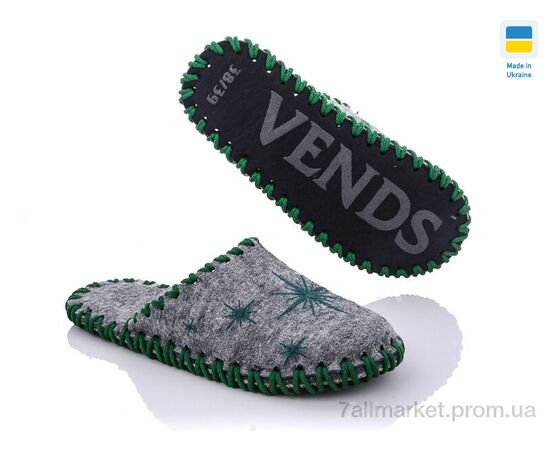 Фотография Тапки женские для дома Весна/осень 206W сірий (9 пар р.36-41) "Active" недорого оптом от прямого поставщика, изображение 2