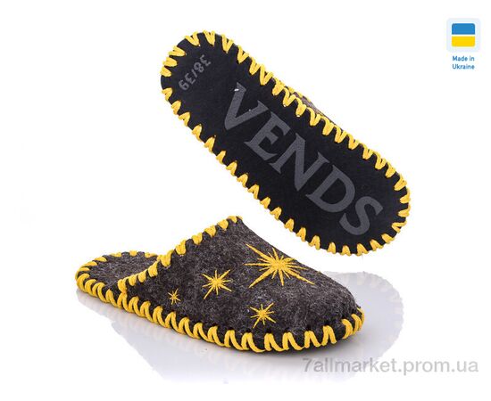 Фотография Тапки женские для дома Весна/осень 206W коричневий (9 пар р.36-41) "Active" недорого оптом от прямого поставщика, изображение 2