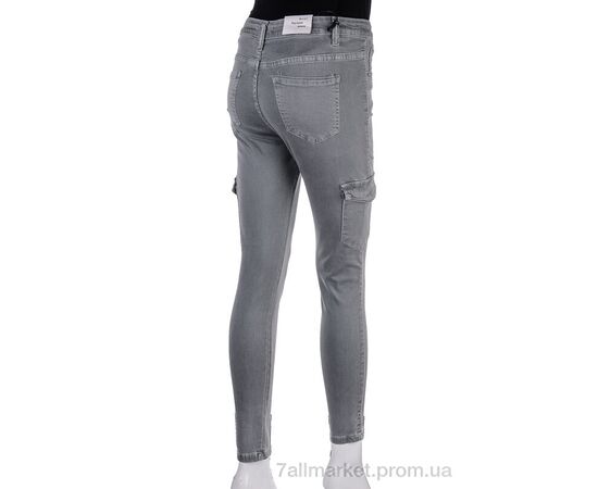 Джинси жіночі Весна/осінь S9078-4 l.grey (6 шт. р.сітка25-30) "Мир" недорого оптом від прямого постачальника, зображення 2