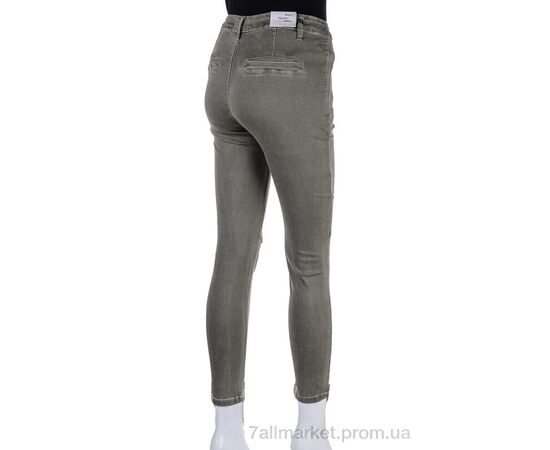 Джинси жіночі Весна/осінь S9080-11 army-green (6 шт. р.сітка25-30) "Мир" недорого оптом від прямого постачальника, зображення 2