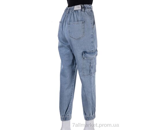 Джинси жіночі Весна/осінь S9094 blue (6 шт. р.сітка25-30) "Мир" недорого оптом від прямого постачальника, зображення 2