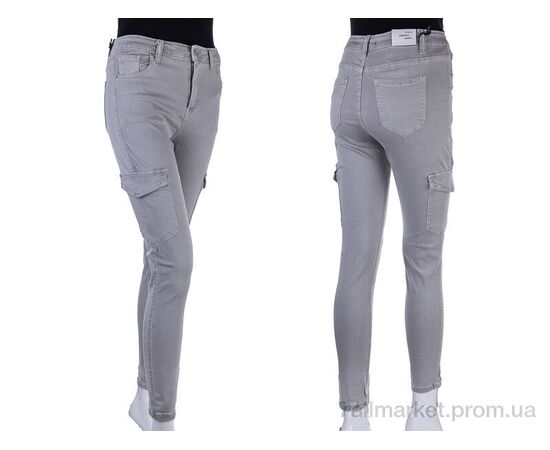 Джинси жіночі Весна/осінь S9079-8 grey (6 шт. р.сітка28-33) "Мир" недорого оптом від прямого постачальника, зображення 3