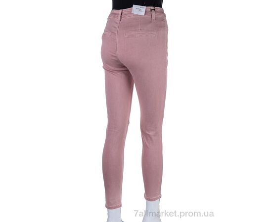 Джинси жіночі Весна/осінь S9081-3 pink (6 шт. р.сітка28-33) "Мир" недорого оптом від прямого постачальника, зображення 2