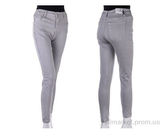 Джинси жіночі Весна/осінь S9044-8 grey (6 шт. р.сітка28-33) "Мир" недорого оптом від прямого постачальника, зображення 3