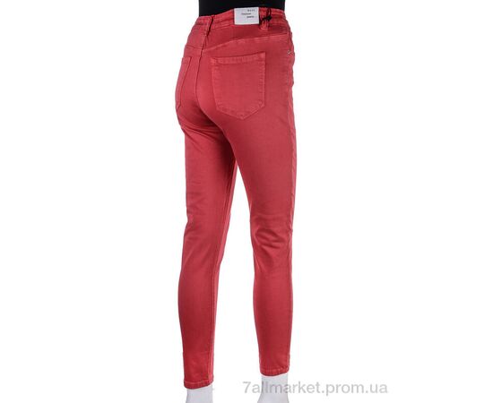 Джинси жіночі Весна/осінь S9044-9 red (6 шт. р.сітка28-33) "Мир" недорого оптом від прямого постачальника, зображення 2