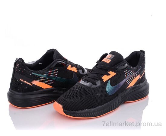 Кросівки чоловічі модні Весна/осінь MB07(Y229) black (8 пар р.40-44) "Violeta" недорого оптом від прямого постачальника, зображення 2