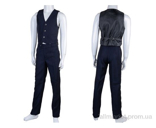 Фотография Костюм детский Весна/осень 002 navy (5 шт. р.сетка 116-158) "Voronina" недорого оптом от прямого поставщика, изображение 3