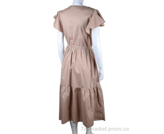 Плаття жіноче Літо 1025 beige (3 шт. р.сітка38-42) "Vande Grouff" недорого оптом від прямого постачальника, зображення 2