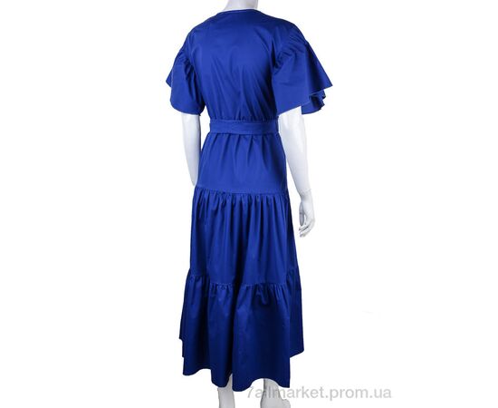 Плаття жіноче Літо 1021 blue (2 шт. р.сітка38-42) "Vande Grouff" недорого оптом від прямого постачальника, зображення 2