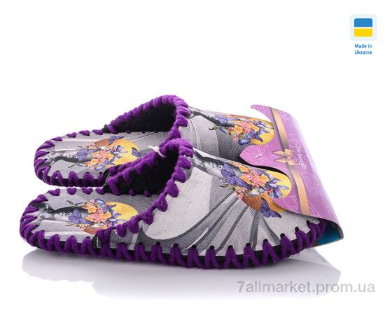 Тапки жіночі для будинку Весна/осінь 0105 (10 пар р.36-41) "Active" недорого оптом від прямого постачальника, зображення 3