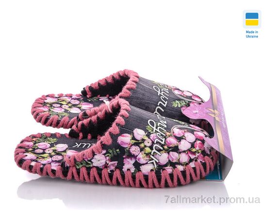 Тапки жіночі для будинку Весна/осінь 0108 (10 пар р.36-41) "Active" недорого оптом від прямого постачальника, зображення 3